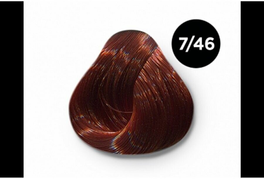 OLLIN COLOR 7/46 русый медно-красный 60мл Перманентная крем-краска для волос