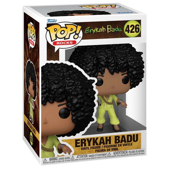 Фигурка Funko POP! Rocks Erykah Badu Erykah Badu (Essence Awards) (426) 79985 / Фигурка Фанко ПОП! в виде американской певицы, Эрика Баду