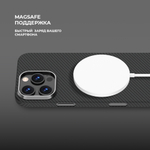 Чехол Real Kevlar MagSafe для Apple iPhone 16 Pro, черный