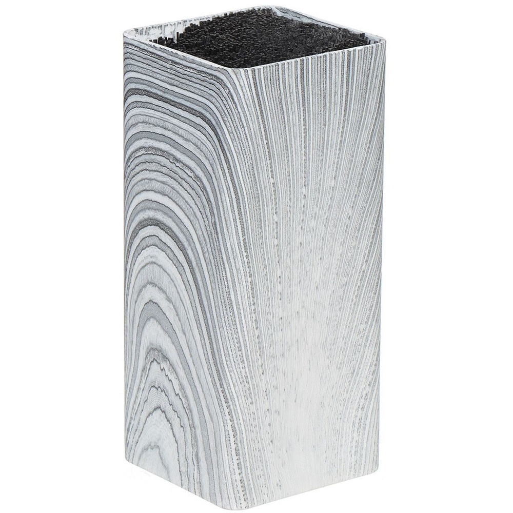 Подставка для ножей, пластик, прямоуг, 11х11х22 см, мрамор, Y4-2755