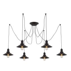 Citilux Эдисон CL451062 Люстра паук Венге