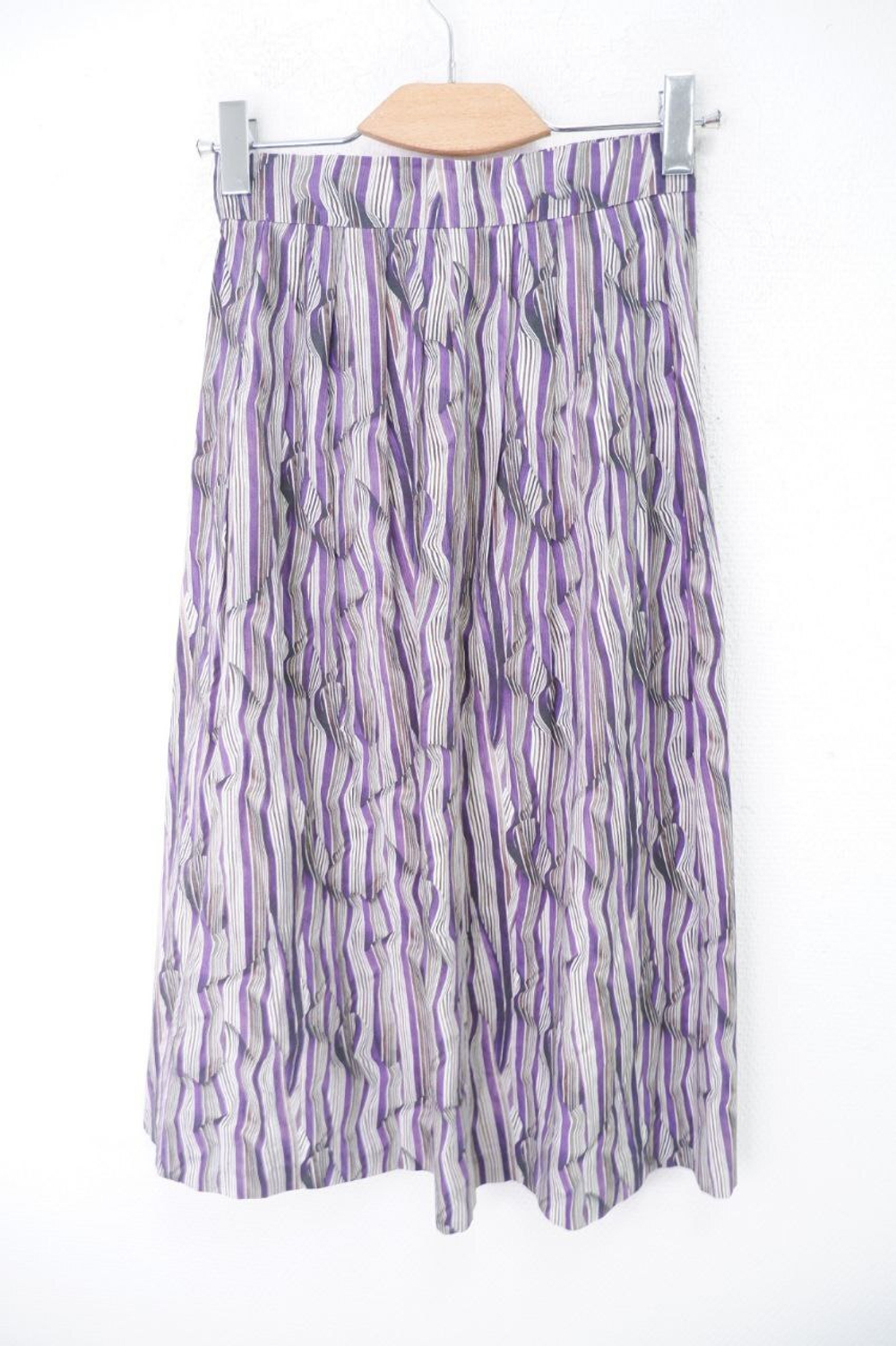 Юбка в разноцветную полоску 44 размер