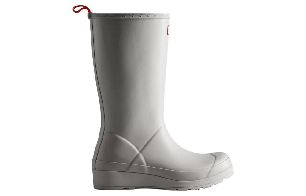 HUNTER Waterproof, Abrasion Resistant, Slip Resistant Rubber Rain Boots Women"s Gray