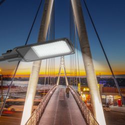 Светильник уличный светодиодный ЭРА SPP-504-0-50K-100 100Вт 5000К IP65 КСС Д консольный | Уличные консольные светильники