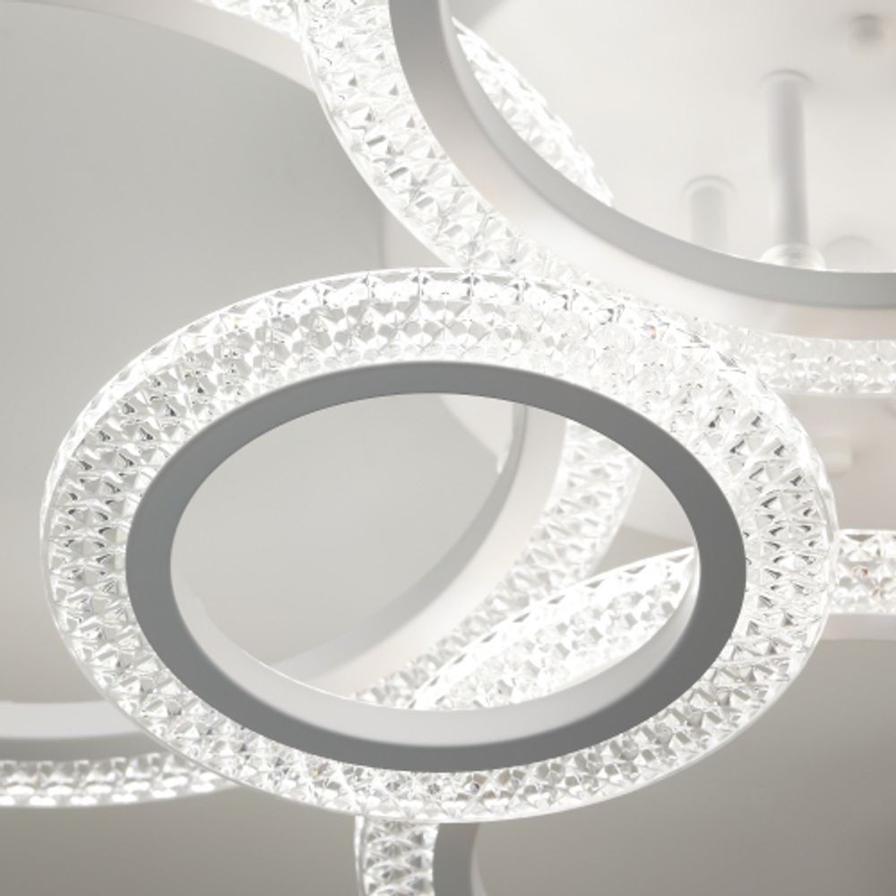 Светильник потолочный светодиодный Rivoli Marion 6107-109 132 Вт LED 2800К - 6200К модерн с пультом