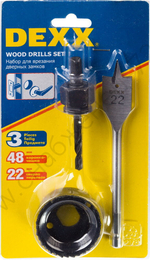 DEXX 48 мм, Набор для врезки замков (2949-48-H3)