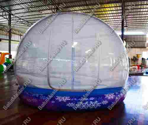 Надувная прозрачная сфера для декораций "Шоу-шар", 4*4*3 м