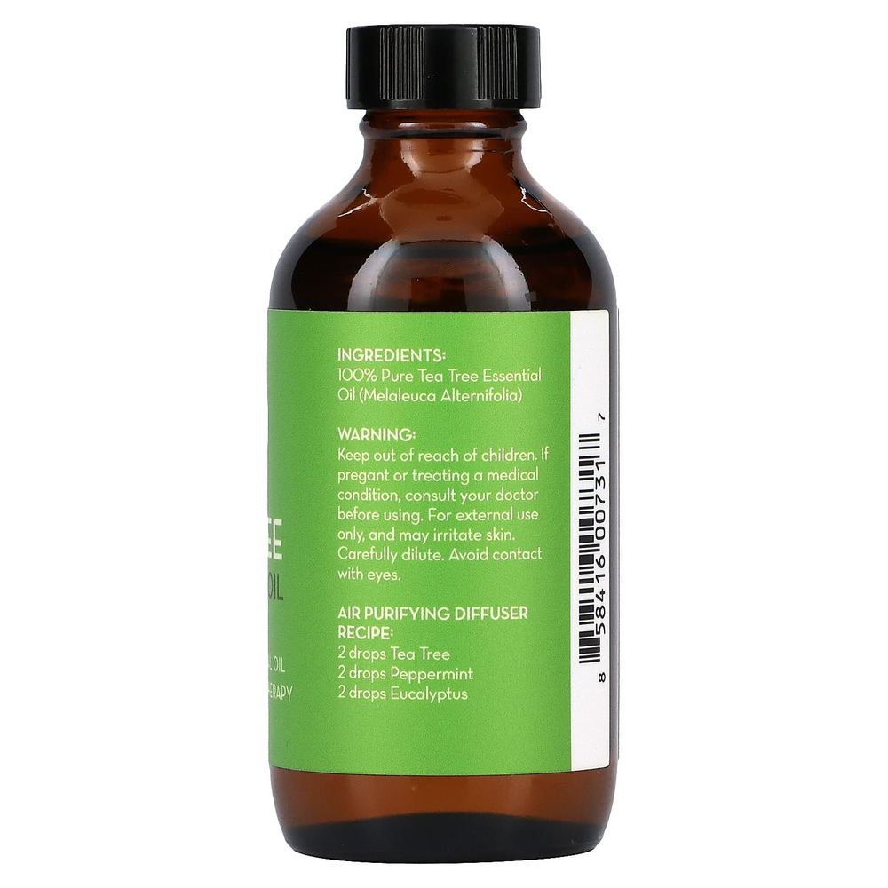 Pure Body Naturals, Эфирное масло чайного дерева, 120 мл (4 жидк. унц.)