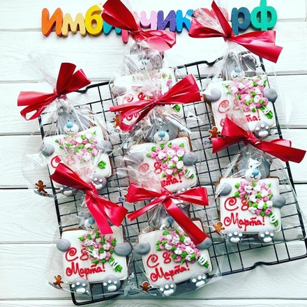 Имбирный пряник 8 марта