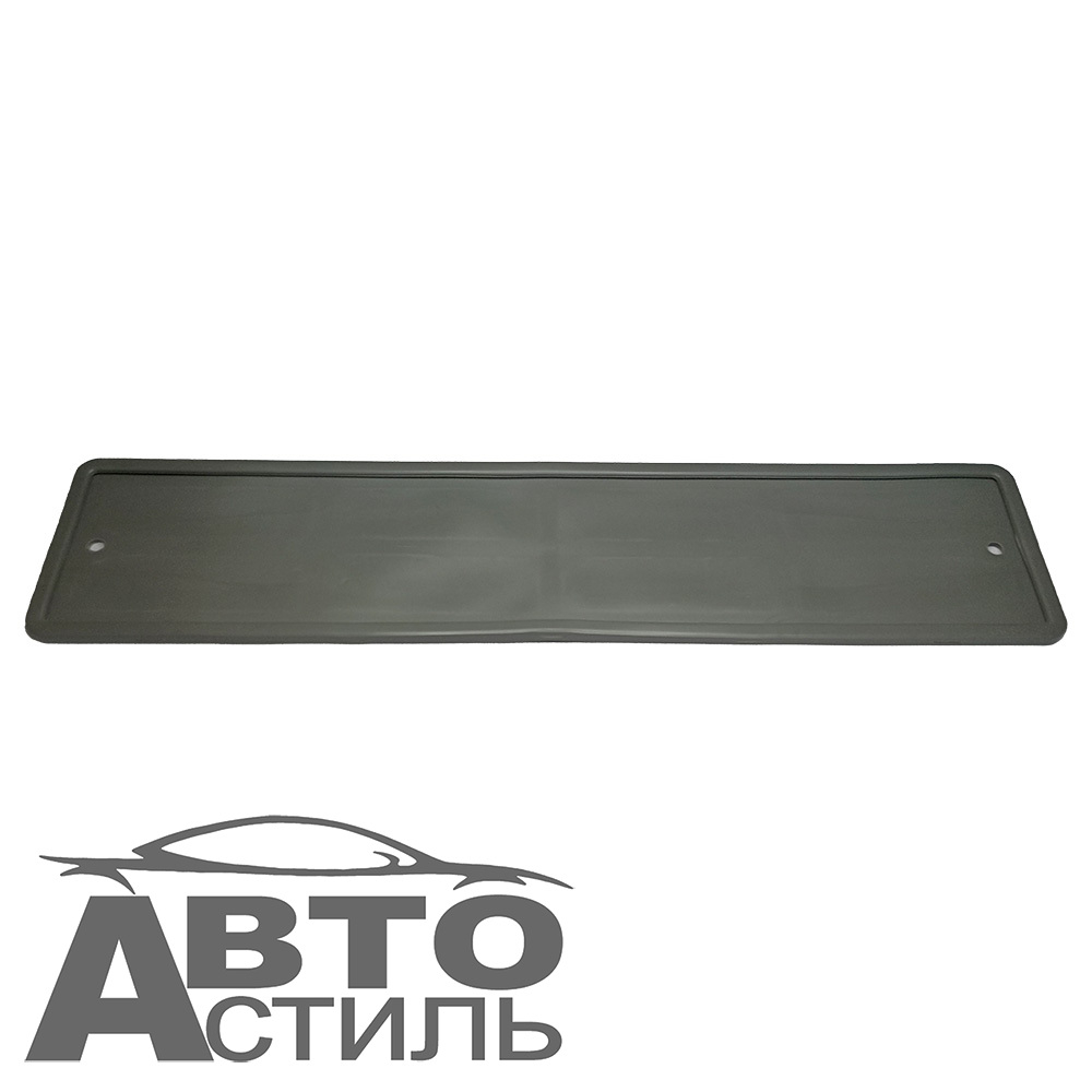 Рамка под номер СИЛИКОН серая 726991с#28411