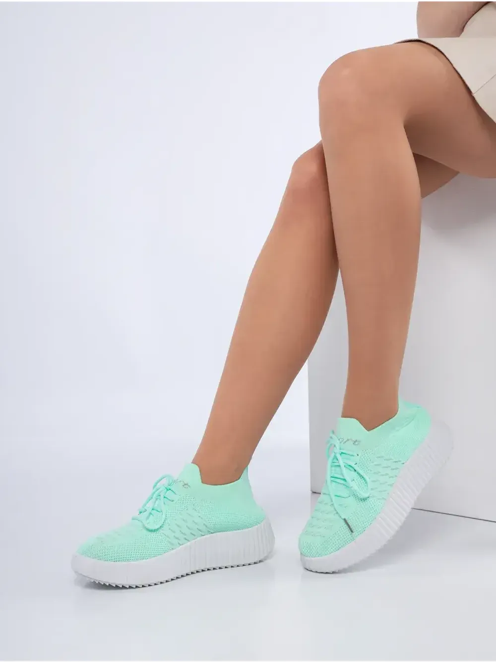 Слипоны на высокой подошве мокасины летние текстильные