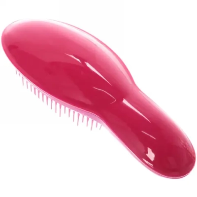 Расческа массажная компактная «Manhattan style», цвет малиновый/фуксия , 20,5*7,5см