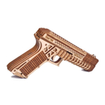 Пистолет Защитник (Defenders Gun) от Wood Trick - Деревянный конструктор, Сборная модель, 3D пазл