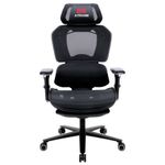 Кресло ATRONE (АТРОН) "Optimus ER-707", адаптивный механизм со слайдером, сетка, черный/серый, 532967