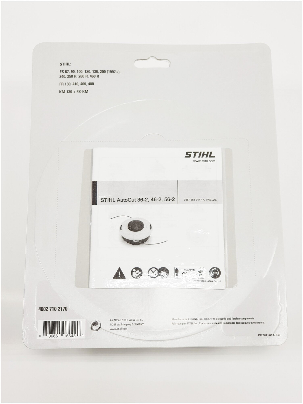 Косильная головка STIHL AutoCut 36-2  (4002-710-2170)