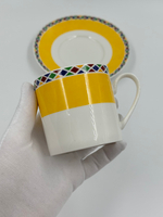 Кофейная пара жёлтая Yves Saint Laurent by Yamaka