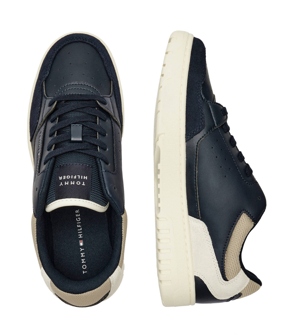 Кожаные кроссовки Tommy Hilfiger - темно-синий(FM0FM05058)