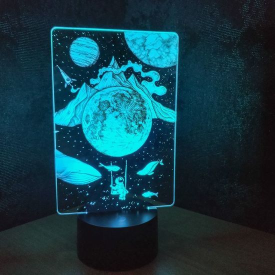 3D светильник Мир снов