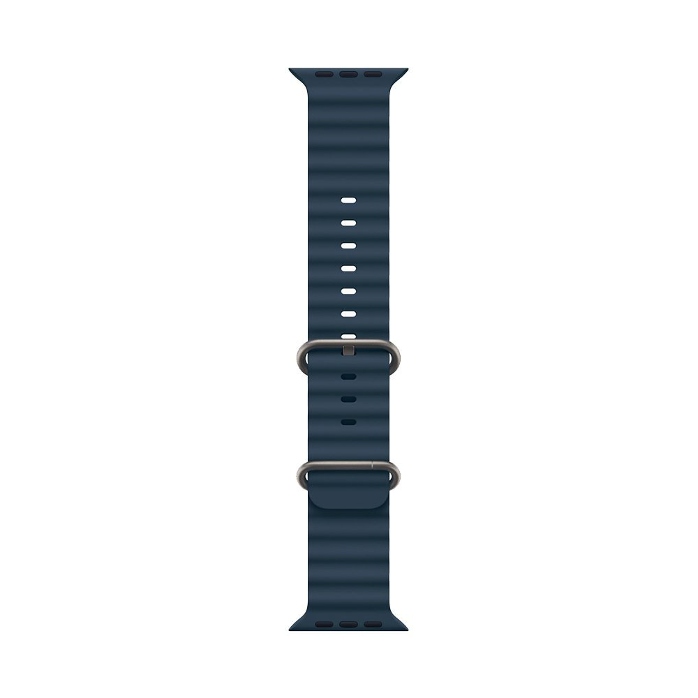 Apple Watch Ultra 2 49 mm Titanium Case Blue Ocean Band (One Size)