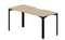 Стол 158х68х75см (эргономичный вырез)