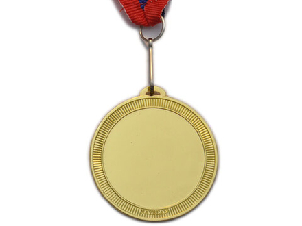 Медаль спортивная с лентой 1 место d - 5 см :508-1