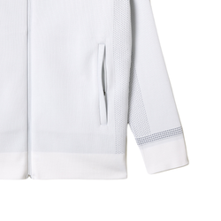Мужская теннисная кофта Lacoste Tennis x Daniil Medvedev After Match Jacket - white/navy blue