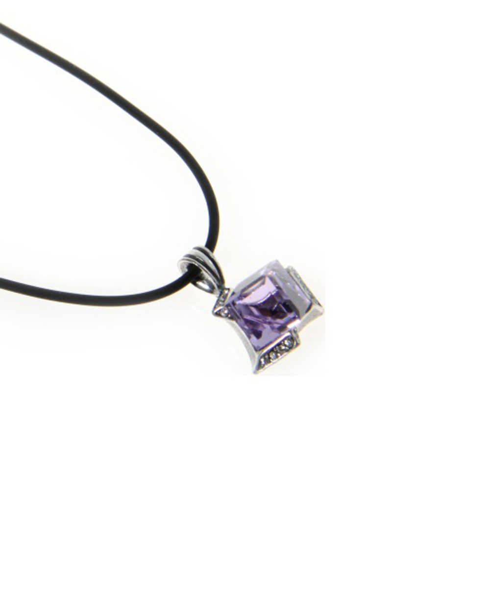 "Памир" подвеска в серебряном покрытии из коллекции "Леди" от Jenavi с замком карабин