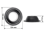 Бленда (маска) для линз №42 Hight Plate Black (черная) 3.0 дюйма, 1шт
