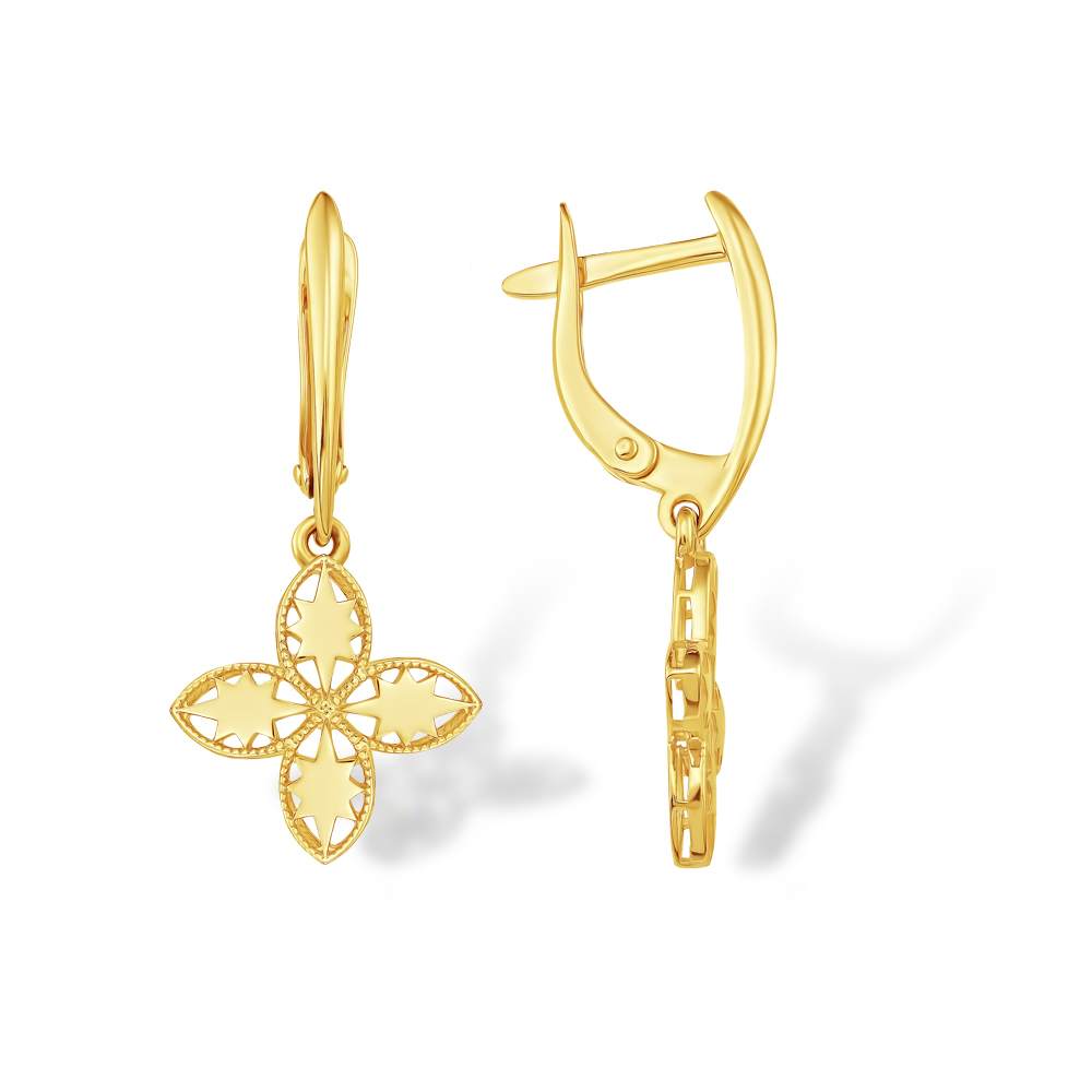 Серьги из золота 585 пробы