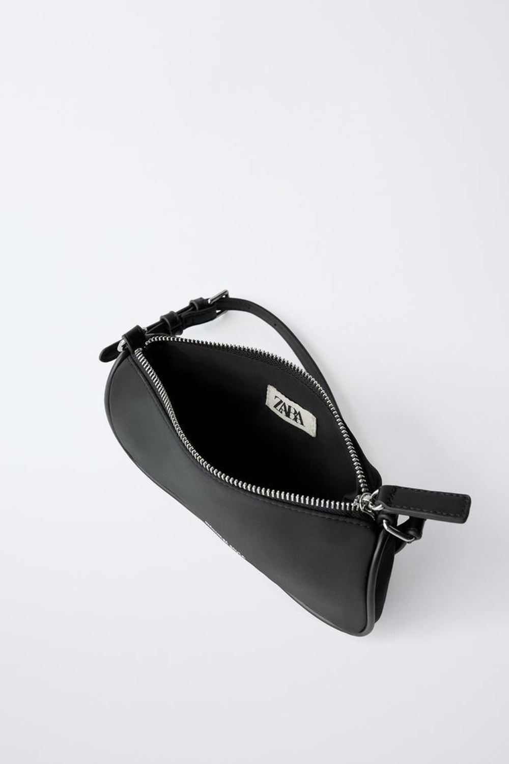 ZARA СУМКА ЧЕРЕЗ ПЛЕЧО, ЧЕРНЫЙ