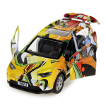 Модель ин. мет. "Toyota Rav4. Граффити" 12см, двери, багаж, ассорт, коробка RAV4-12SRT-SUP (Технопарк)