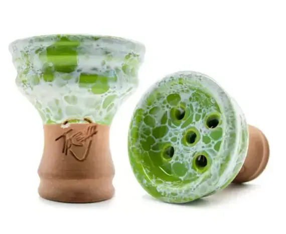 Hookah bowl Moon Treha Classic Rocky - Marble Green White