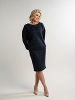 Костюм с юбкой Совершенство форм (синий) К15118-10М LT Collection