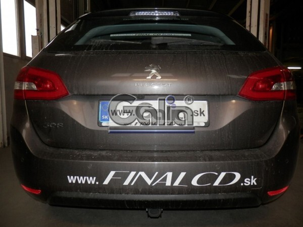 Фаркоп оцинкованный Galia C068A для Citroen C4 Picasso, C4 Grand Picasso 2013-, Peugeot 308 хетчбек, универсал 2013-(паспорт и сертификат в комплекте)(без электрики)