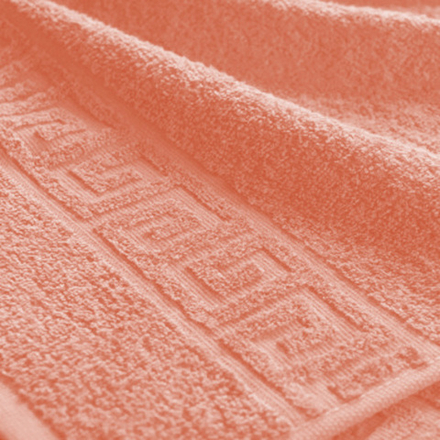 Полотенце махровое "П37. ПЕРСИК", 100% хлопок, Туркмения.