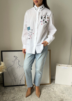 Хлопковая рубашка Karl Lagerfeld, S-M