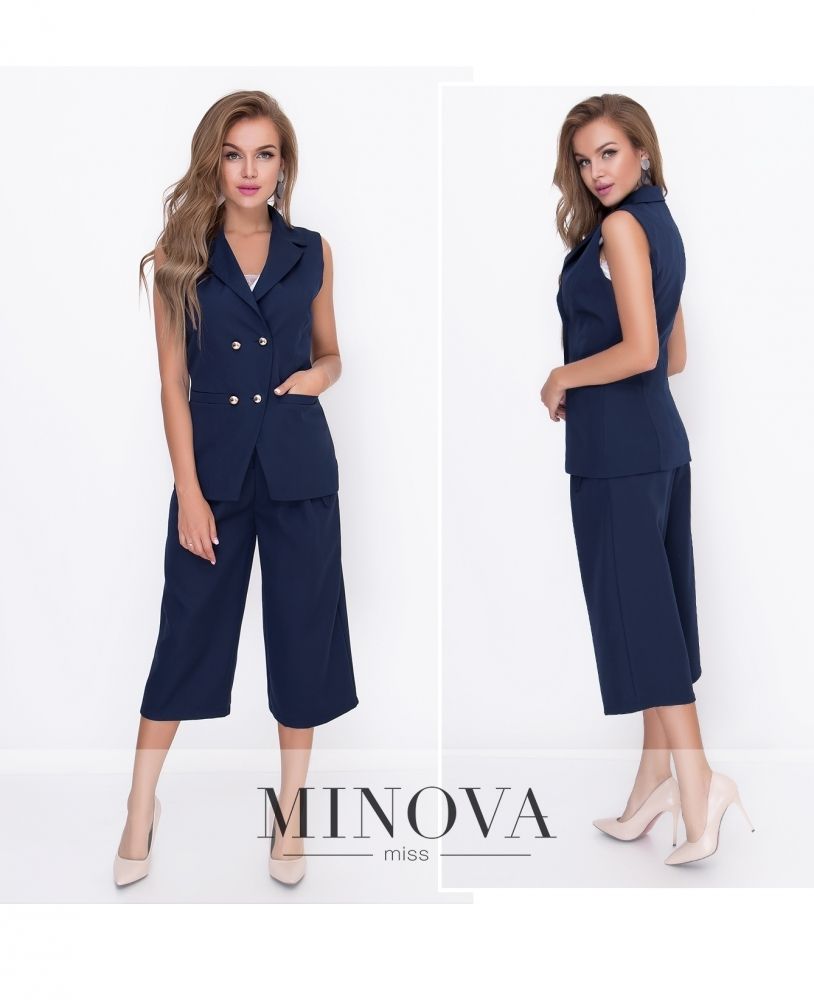 Кюлоты 8588-темно-синий Minova