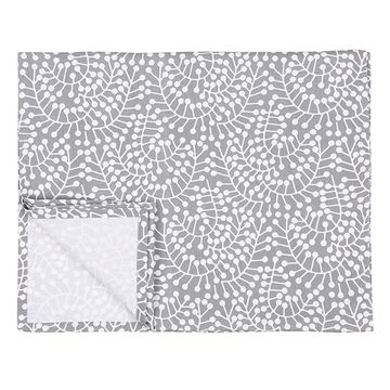 Дорожка на стол серого цвета с принтом Спелая Смородина из коллекции scandinavian touch, 45х150 см