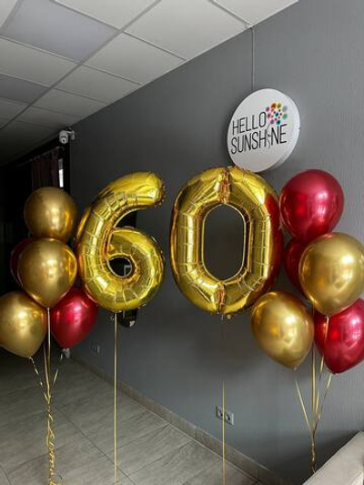Набор шаров на Юбилей №60