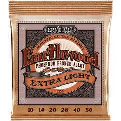 Струны для акустической гитары Ernie ball 2150 Extra light фосфор