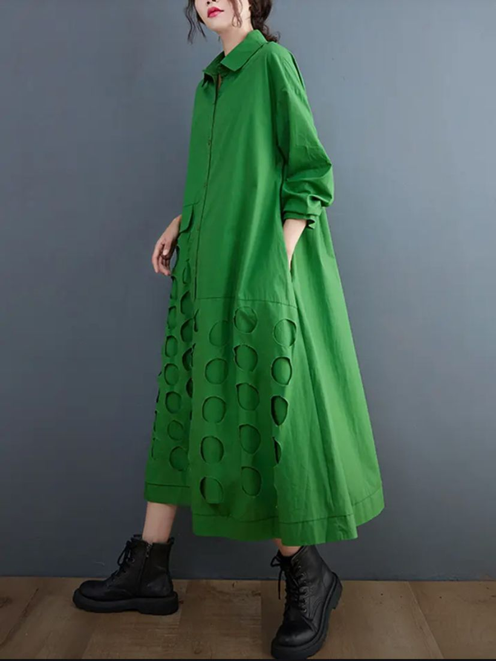 Платье зеленое