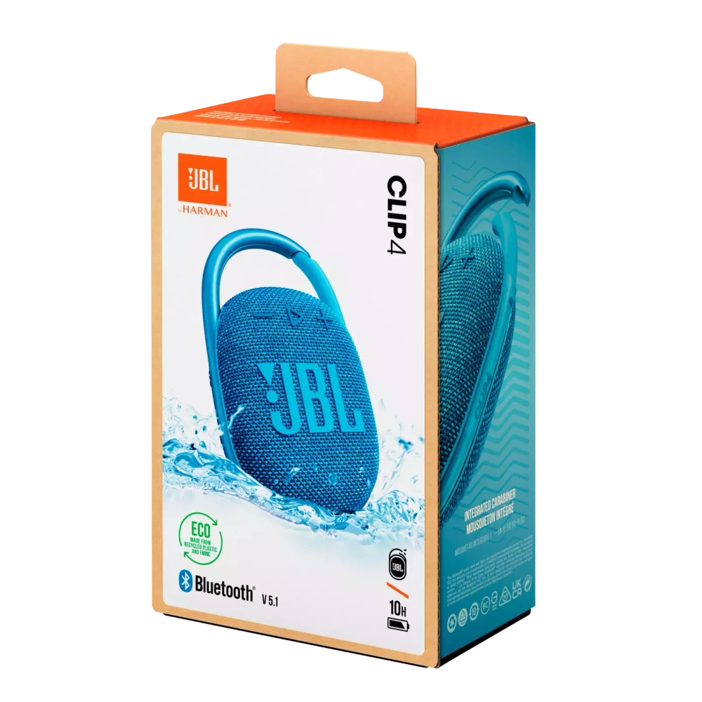 Портативная колонка JBL Clip 4 Eco Blue