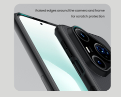 Чехол противоударный от Nillkin c поддержкой MagSafe для Huawei Pura 80 Pro и 80 Pro+, серия Super Frosted Shield Pro Magnetic Case