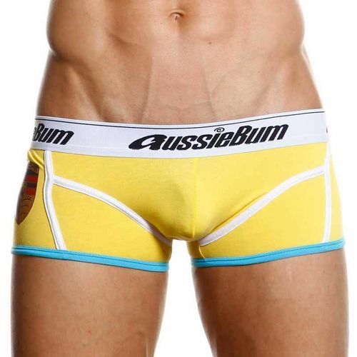 Мужские трусы хипсы желтые AussiBum Porsche AB00256