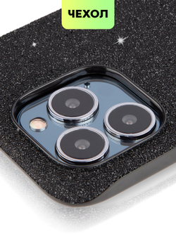 Чехол BROSCORP для Apple iPhone 13 Pro оптом (арт. IP13PRO-CRYSTAL-BLACK)