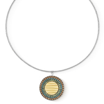 Колье Coeur de Lion Multicolour Pastel Silver 2037/10-1580