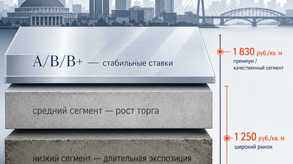 Обзор офисного рынка Новосибирска за июнь 2026 года показывает не рост и не падение, а тренд на расслоение.