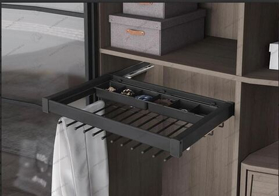 S-6712-A Брючница с органайзером для аксессуаров в базу 700 мм, Starax, (660-690х475х125 мм), направ