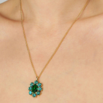 Колье Dyrberg Kern CLAUDIA SG GREEN 390078