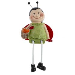 GAEM Набор из 2-х фигурок декоративных "Божья коровка", L10 W7 H14 см